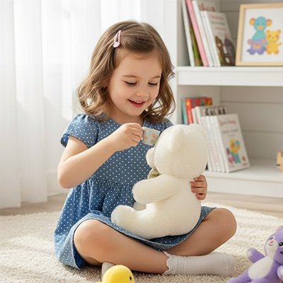 Ours en peluche | Doudou Ultra - Doux - Monde Enfant