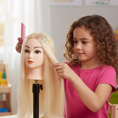Tete a coiffer | Professionnelle - Monde Enfant